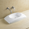 Popular Bathroom Artistic Ceramic Rectangle Sink